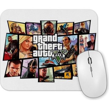 Baskı Dükkanı Grand Theft Auto Gta Sant Mouse Pad