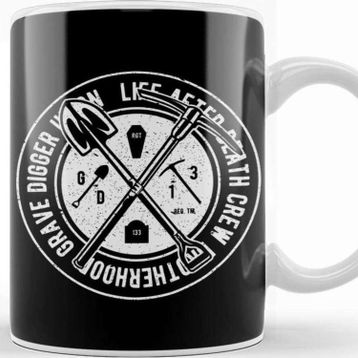 Baskı Dükkanı Grave Digger Life After Death Crew Kupa
