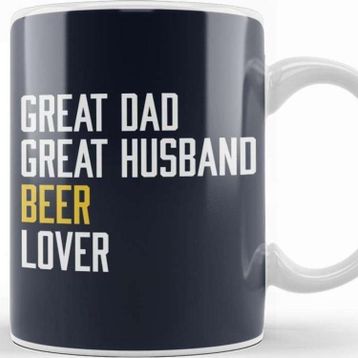 Baskı Dükkanı Great Dad Great Husband Beer Lover Kupa