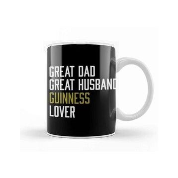 Baskı Dükkanı Great Dad Great Husband Guinness Lover Kupa