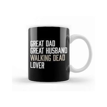 Baskı Dükkanı Great Dad Great Husband Walking Dead Lover Kupa