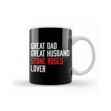 Baskı Dükkanı Great Dad Husband Stone Roses Lover Kupa