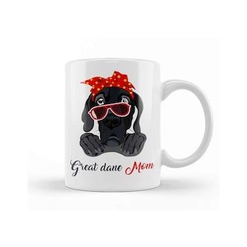 Baskı Dükkanı Great Dane Mom 05 Kupa