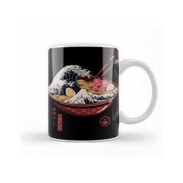 Baskı Dükkanı Great Ramen Wave Kupa