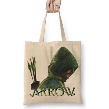 Baskı Dükkanı Green Arrow Bez Çanta