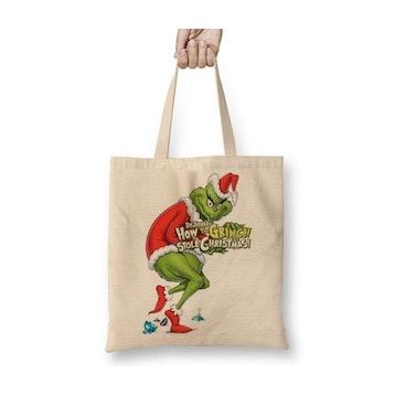 Baskı Dükkanı Grinch Bez Çanta