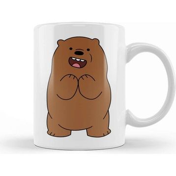 Baskı Dükkanı Grizzly Bear 01 Kupa