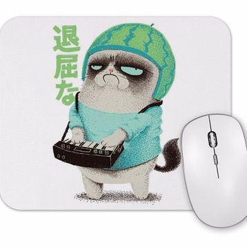 Baskı Dükkanı Grumpy Cat Kedi Mouse Pad