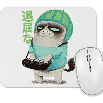 Baskı Dükkanı Grumpy Cat Kedi Mouse Pad