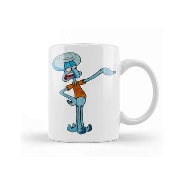 Baskı Dükkanı Grumpy Squidward 01 Kupa
