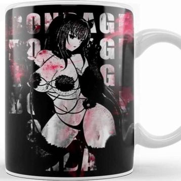 Baskı Dükkanı Grunge Bondage Kupa