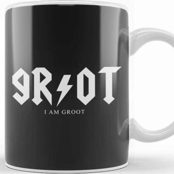 Baskı Dükkanı Guardians of the Galaxy Acdc Groot Kupa