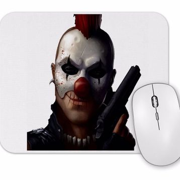 Baskı Dükkanı Gun And Clown Mouse Pad