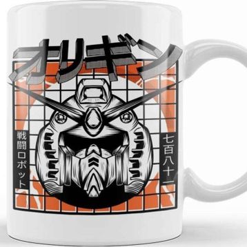 Baskı Dükkanı Gundam Rx 78 the War Machine Kupa