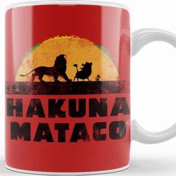 Baskı Dükkanı Hakuna Mataco Lion King Kupa