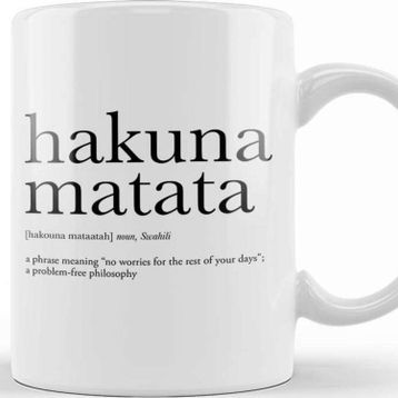 Baskı Dükkanı Hakuna Matata 04 Kupa
