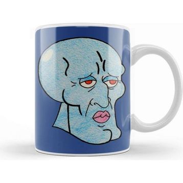 Baskı Dükkanı Handsome Squidward Kupa