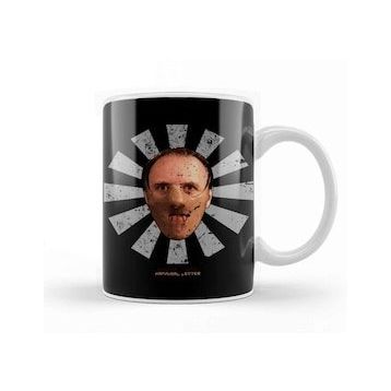Baskı Dükkanı Hannibal Lecter Retro Japanese Kupa