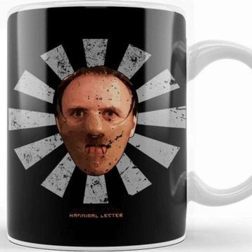Baskı Dükkanı Hannibal Lecter Retro Japanese Kupa