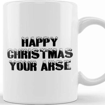 Baskı Dükkanı Happy Christmas Your Ars Kupa