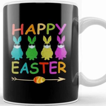 Baskı Dükkanı Happy Easter Day Kupa