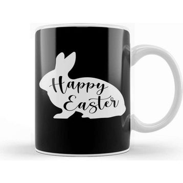 Baskı Dükkanı Happy Easter Egg Bunny Rabbit Kupa