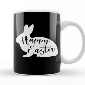 Baskı Dükkanı Happy Easter Egg Bunny Rabbit Kupa