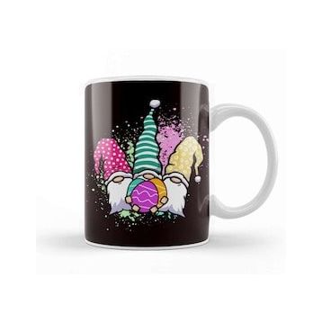 Baskı Dükkanı Happy Easter Gnome Eggs Hunter Bunny Rabbit Spring Religion Kupa