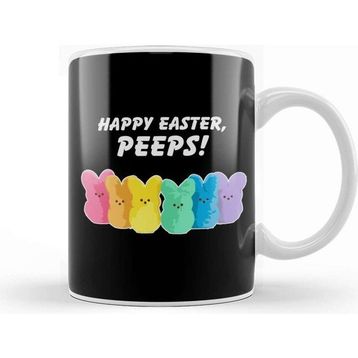 Baskı Dükkanı Happy Easter Peeps Kupa