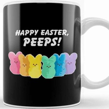 Baskı Dükkanı Happy Easter Peeps Kupa