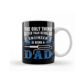 Baskı Dükkanı Happy Father Engineer 01 Kupa