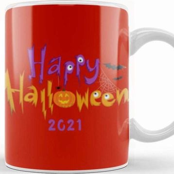Baskı Dükkanı Happy Halloween Day 2021 Kupa
