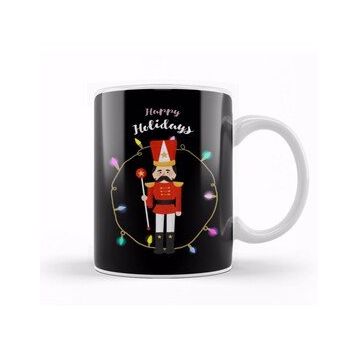 Baskı Dükkanı Happy Holidays Nutcracker 01 Kupa