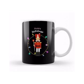 Baskı Dükkanı Happy Holidays Nutcracker 01 Kupa