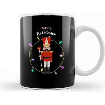 Baskı Dükkanı Happy Holidays Nutcracker 01 Kupa
