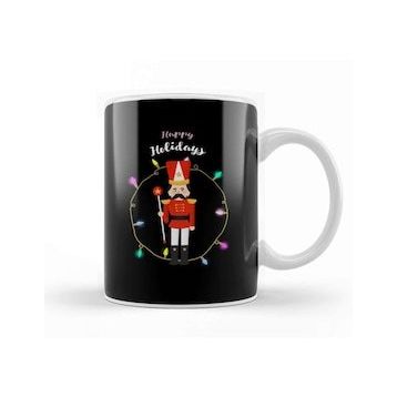 Baskı Dükkanı Happy Holidays Nutcracker 01 Kupa