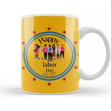 Baskı Dükkanı Happy Labor Day 2021 Kupa