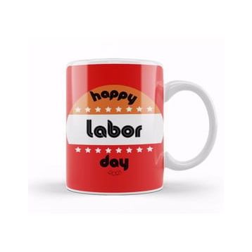 Baskı Dükkanı Happy Labor Day 2021 Kupa