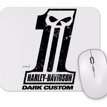 Baskı Dükkanı Harley Davidson Dark Custom Mouse Pad