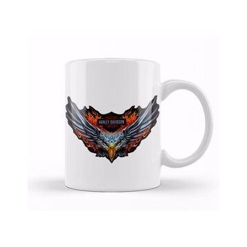 Baskı Dükkanı Harley Davidson Kartal Kupa