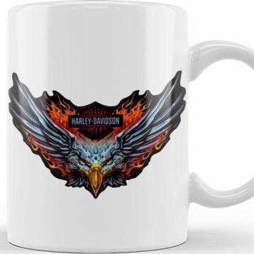 Baskı Dükkanı Harley Davidson Kartal Kupa
