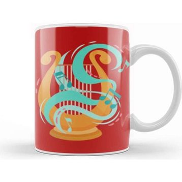 Baskı Dükkanı Harp Music Art Kupa