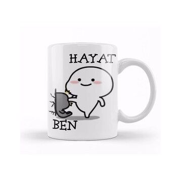 Baskı Dükkanı Hayat Ben Komik Kupa