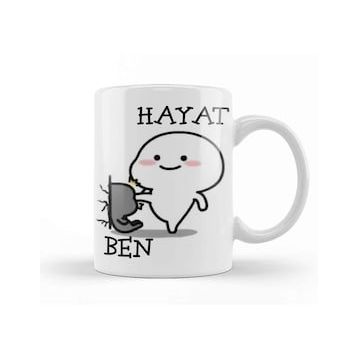 Baskı Dükkanı Hayat Ben Komik Kupa