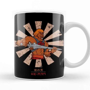 Baskı Dükkanı He Man Retro Japanese Kupa