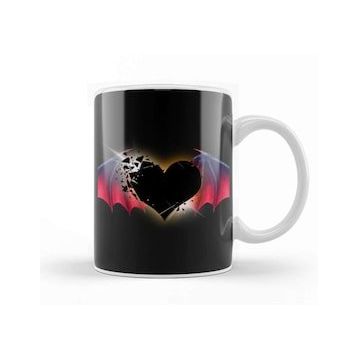 Baskı Dükkanı Heart Eavil Heat Kupa
