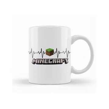 Baskı Dükkanı Heartbeat Minecraft Kupa