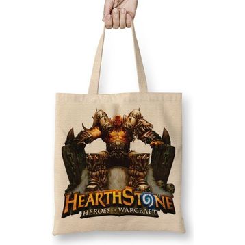 Baskı Dükkanı Hearth Stone Bez Kadın Günlük Çanta