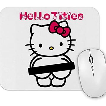 Baskı Dükkanı Hello Tities Hello Kitty Mouse Pad