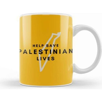 Baskı Dükkanı Help Save Palestinian Lives Kupa